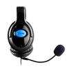 Cuffie stereo per bassi cablate con microfono per cuffie per telefono e computer