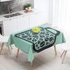 Abstract Art Food Illustration Tablecloth Oil-proof Tablecloth Waterproof Picnic Fabric Nordic Home Decoration
