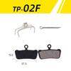 1 paio di pastiglie per freni a disco MTB-Mountain Bike Bicicletta Metallo per M446 355 395 BB5-Parte