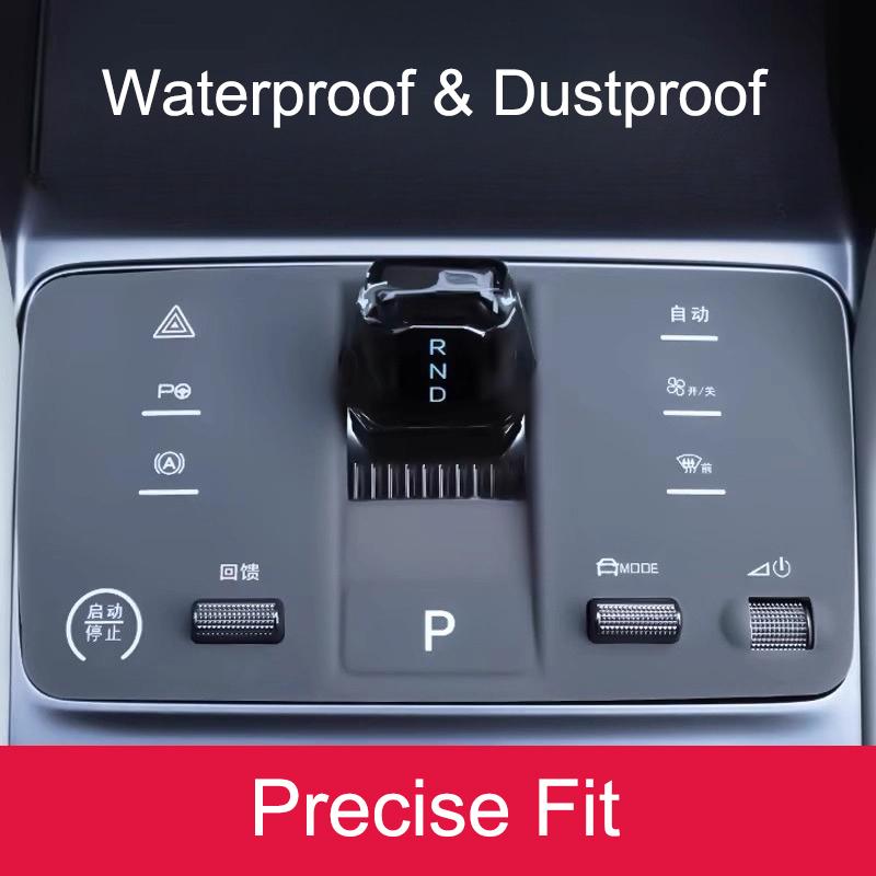 For BYD Sealion 07 EV Center Console Silicone Pad Dustproof Stain-resistant Protective Mat Car Interior Accessories