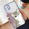 Cute Animal Cat Couple Phone Case For iPhone 17 16 15 11 12 13 14 Pro Max Mini 7 8 Plus SE Air Cartoon Hard Matte Cover Fundas