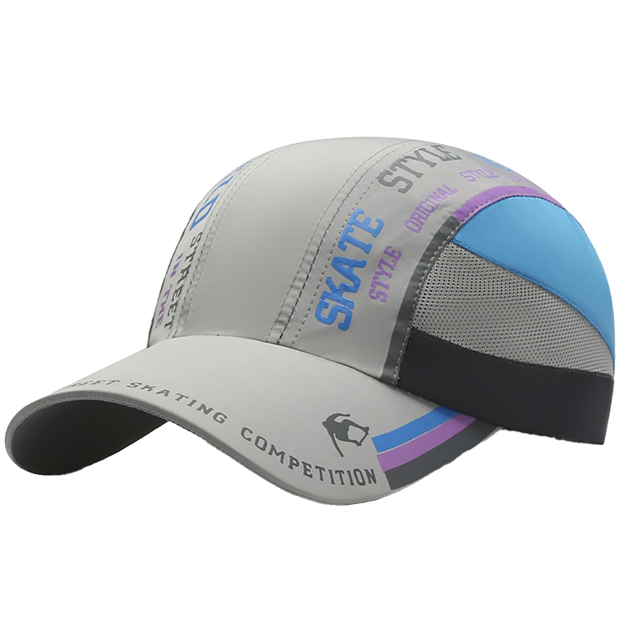 

White Fang Sports Running and CZ811 Cap, Street, Active, Design, Casual, Men s Women s, (Light Gray)