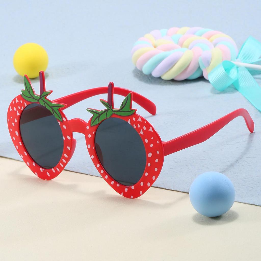 Hawaiian Party Sunglasses – Fruit-Shaped Watermelon, Strawberry, Pineapple, and More Summer Beach Fun Props