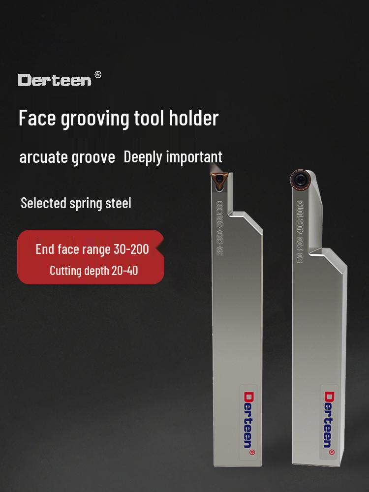 Antivibrations-CNC-Drehmaschine Stirnseiten-Bogennuten-Werkzeughalter - Große Tiefe STFCR