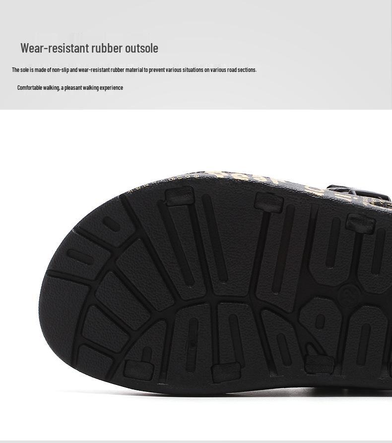 Men's Breathable Wear-resistant Summer 2023 Sandals - Versatile, Trendy Beach Fashion, Anti-slip Slippers