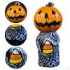 Durable Pumpkin Head Ornaments Halloween Statue Festive Office Entrance Bedroom Decorations for