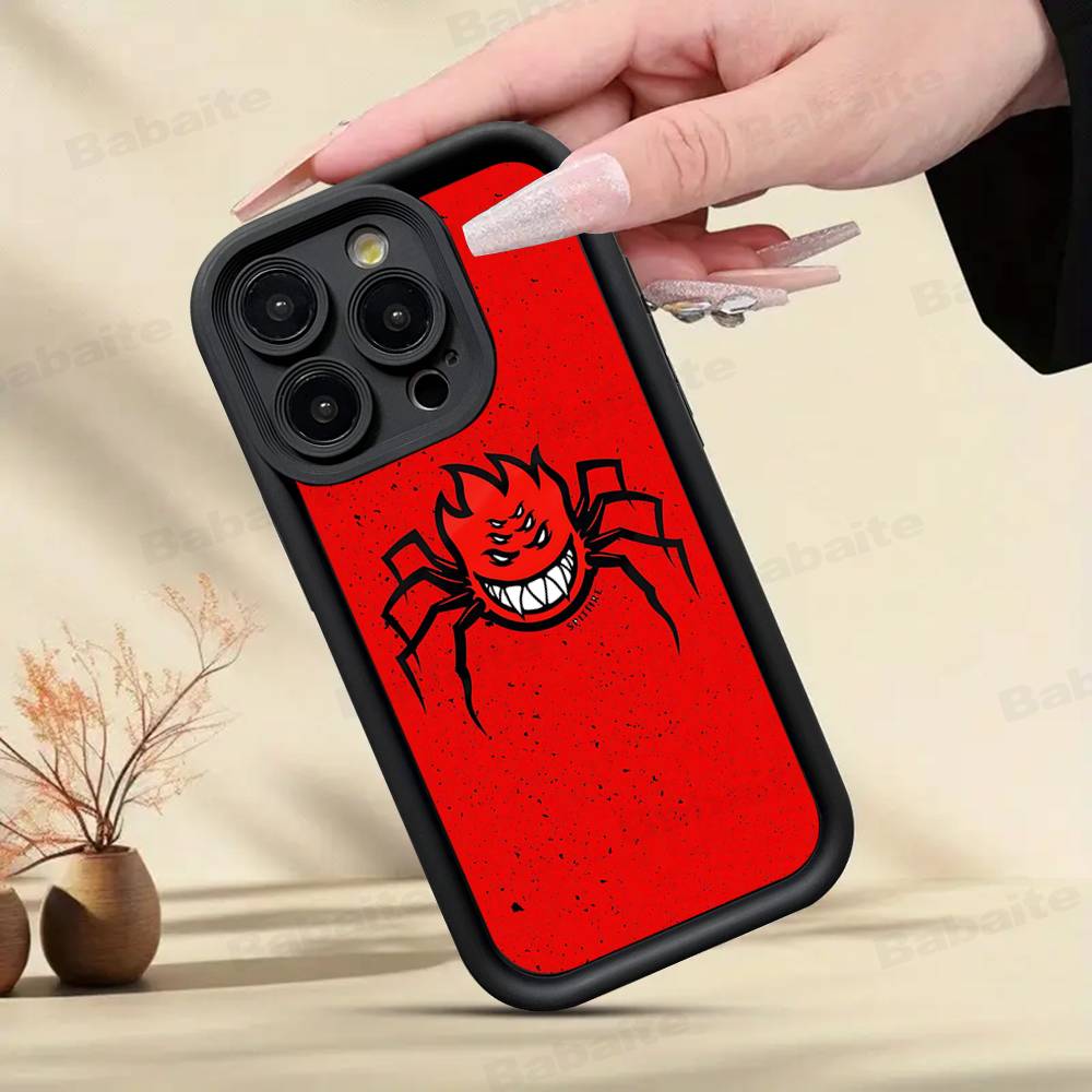 

Fashion S-Spitfire Skateboard Phone Case For IPhone 11 12 13 16 15 17 14 Pro Max Soft Funda Silicone Cover iPhone 15 pro