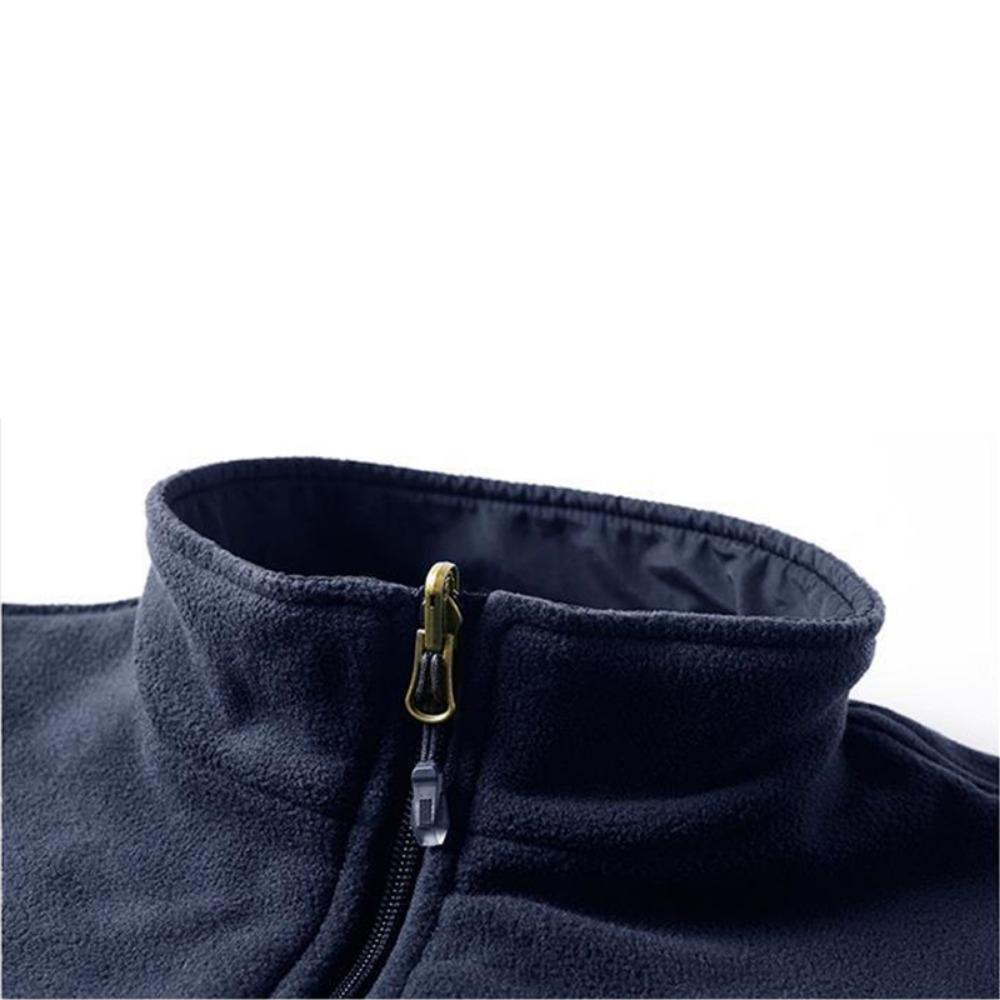 Reversible Sleeveless Jacket Men's Vest Coat Winter Waistcoat Thick Warm Fleece Workwear Tops Cargo Vest Windbreaker New Fashion