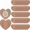 Plum Blossom Castor Oil Pack, Skin-Tone Summer Heat Patch, Heart-Shaped Slimming Patch