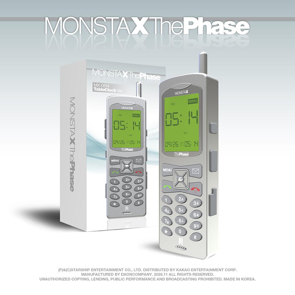[PRE-ORDER] MONSTA X - EP Album - The Phase (MX-0514 Table Clock ver.) (Limited Edition)