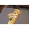 Zapatos de Cuero para Niñas, Nuevo Modelo Otoño Estilo Coreano, Zapatos de Princesa para Bebé con Lunares, Zapatos Birkenstock de Suela Blanda, Zapatos Planos para Niñas Pequeñas