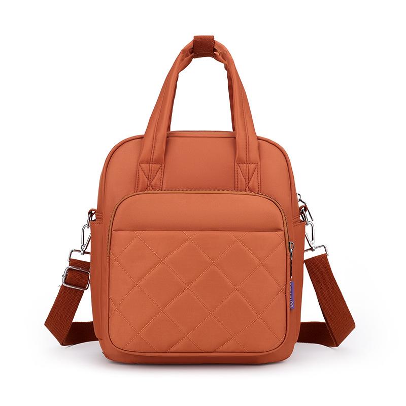 

Модный дорожный рюкзак большой вместимости и одноплечная сумка кроссбоди оранжевый