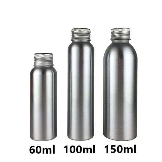 [Y.K.S] Japanische Aluminiumflaschen x 2, unterteilte Aufbewahrungsflaschen für