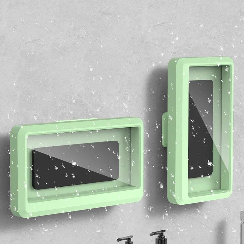 360 Rotation Waterproof and Anti-fog Mobile Phone Case for Bathroom Shower Phone Holder Waterproof Can Be Touched Shower Phone