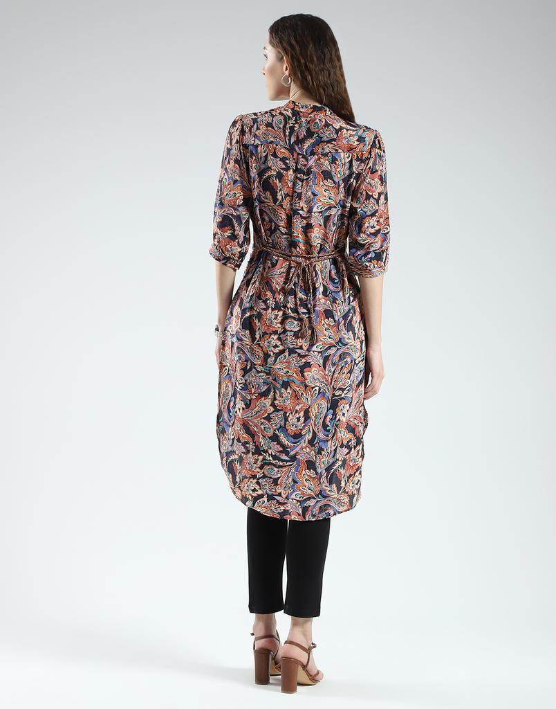 MONTE CARLO Women's Regular Fit Printed Tunic
