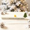 Creative Festive Countdown 3D Printed Star Christmas Calendar, 24-Day Moving Advent Seasonal Calendar Decoration for Kids Room Desk, Holiday