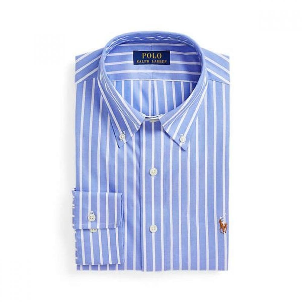 Polo Ralph Lauren Mens Classic Fit Striped Oxford Shirt Mnpodsh37620612999 W15L45