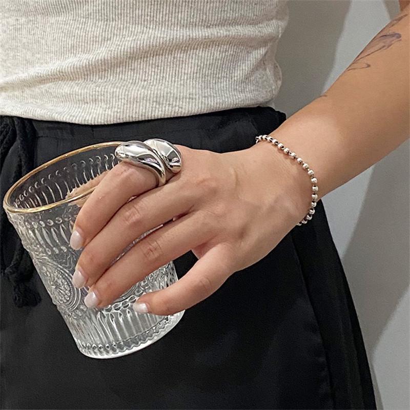 Unique High-End Irregular Index Finger Ring for Women – European and American Style