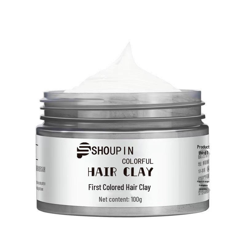 Grandma Grey Hair Clay: Silver Grey Soft Hair Wax for Men & Women, Multi-Color Options for Shaping and Styling