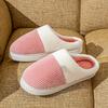Fashion 2025 New Warm Men Slippers Women Winter Cotton Shoes Non-Slip Thick Sole Soft Flats Bedroom Concise Home Couples Furry Slipper
