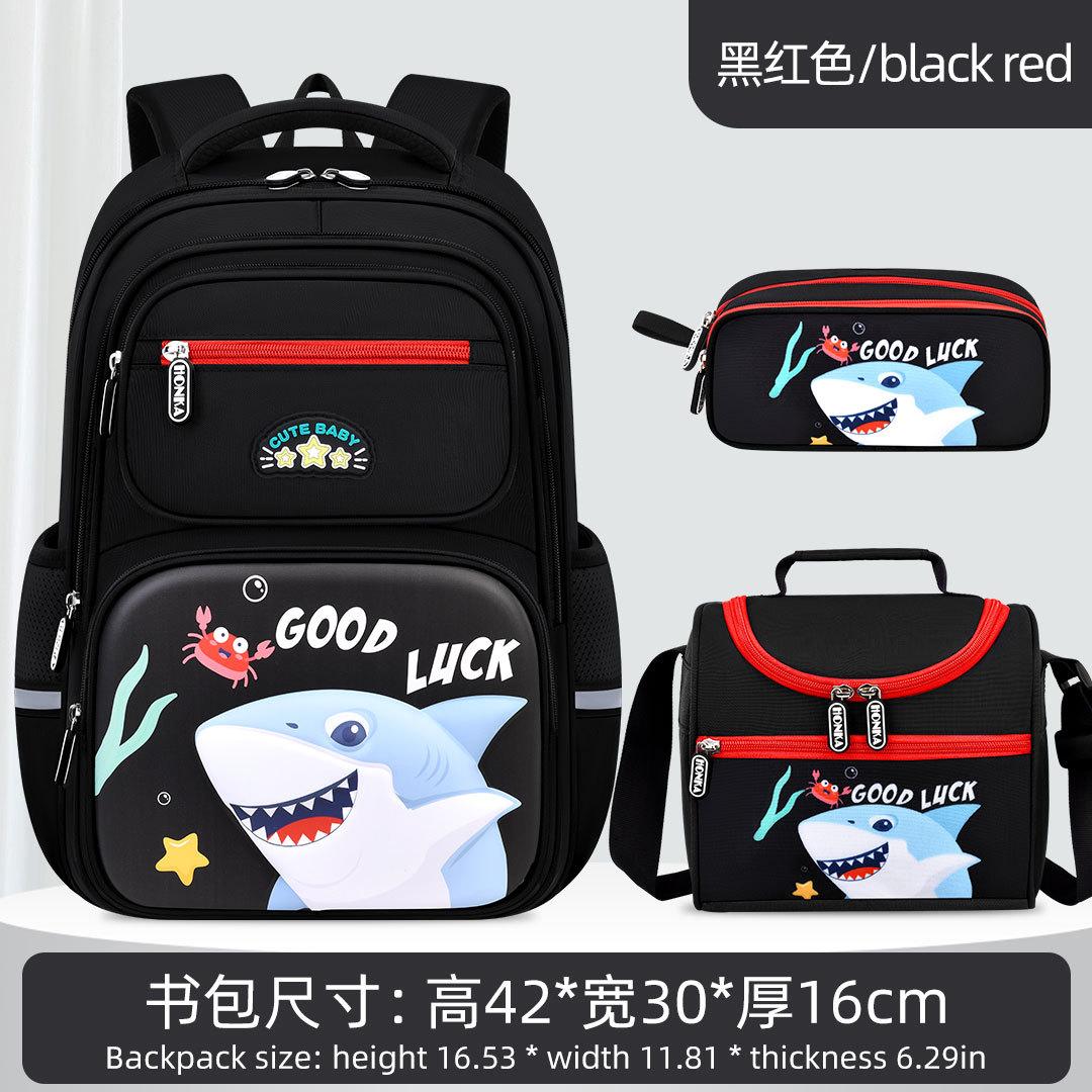 Enfants requin 3 pièces/set Sacs d'école Pour garçons Sac à dos orthopédique Enfants sacs d'école princesse Sac à dos école primaire Sacs à livres pour enfants