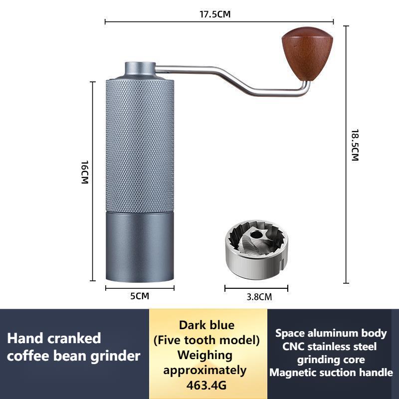 Hand Cranked Bean Grinder Hand Ground Coffee Machine Coffee Bean Grinder Manual Coffee Grinder Kitchen Bar Counter Utensils
