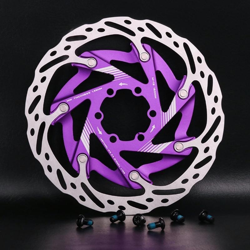 Hollow Road Bike Brake Disc Mountain Bicycles Brake Rotor Central Locking Road Bike Oil Disc Brake Rotors 160mm