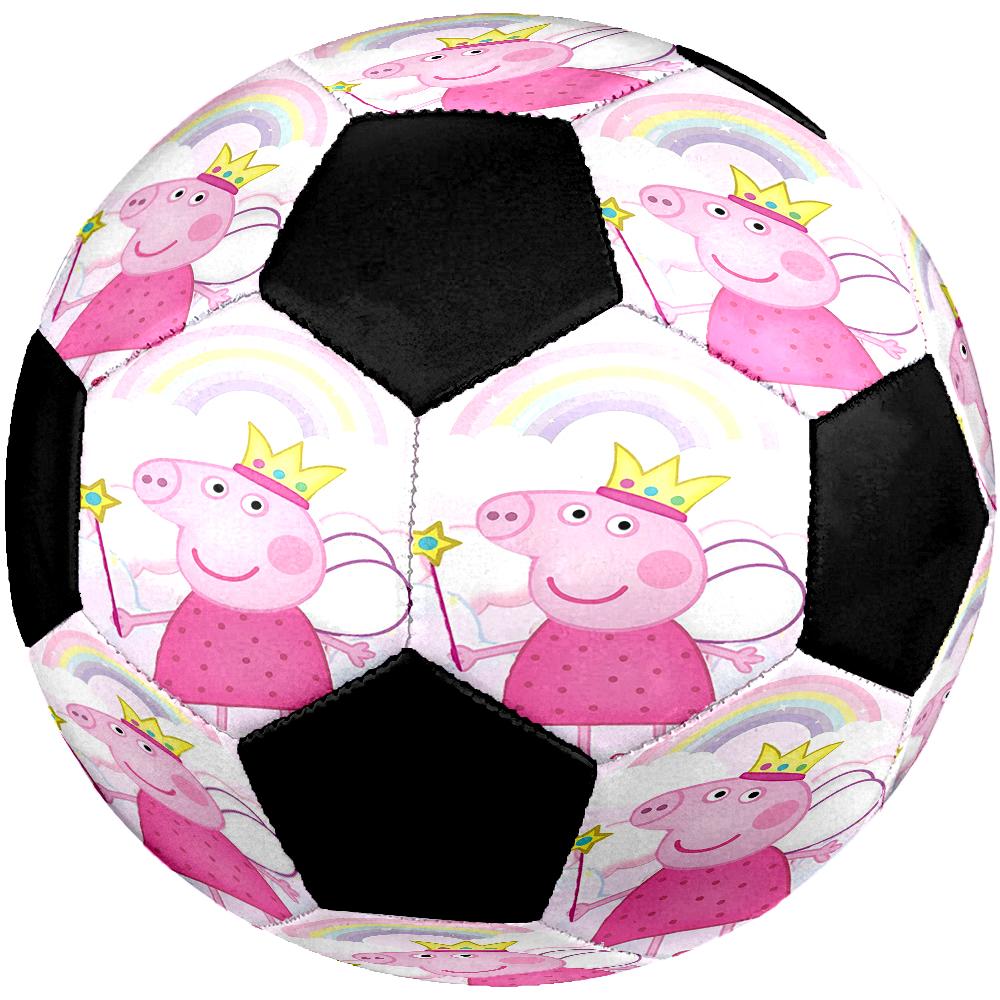 Peppa Pig Theme Size 5 Soccer Ball, Suitable for Both Indoor and Outdoor Matches, a Gift Suitable for Everyone.