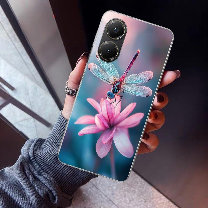 Beautiful Dragonfly Enthusiasts Phone Case For Xiaomi Poco X7 X6 X5 Pro F7 Ultra Redmi 15C 15 13 13C 12 12C 10 10A 10C 9 9A 9C 9