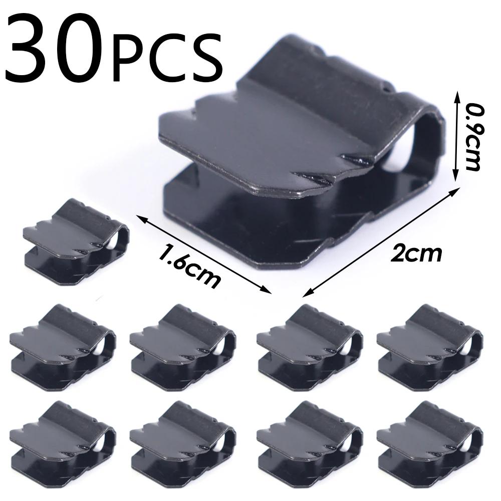 30/10pcs U-shape Clips Car Front Fender Bumper Cover Clip Kit Engine Guard Buckle for Auto Motorcycles Trucks Mudguard Fastener