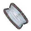 Green/Pink Flower Crystal Evening Bag Clutches Floral Wedding Party Bags Rhinestone Chain Clutch Handbags  Banquet Dinner Purses