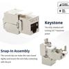 Tool Less Shielded Jack Shielded Network Adapter Coupler New Coupler  Home Network