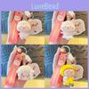 Authentic Cute Piggy Plush Doll Keychain Adorable Pvc Key Ring For Cars Birthdays