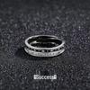 Men's Adjustable Retro Mobius Stackable Ring - Personalized, Open Design