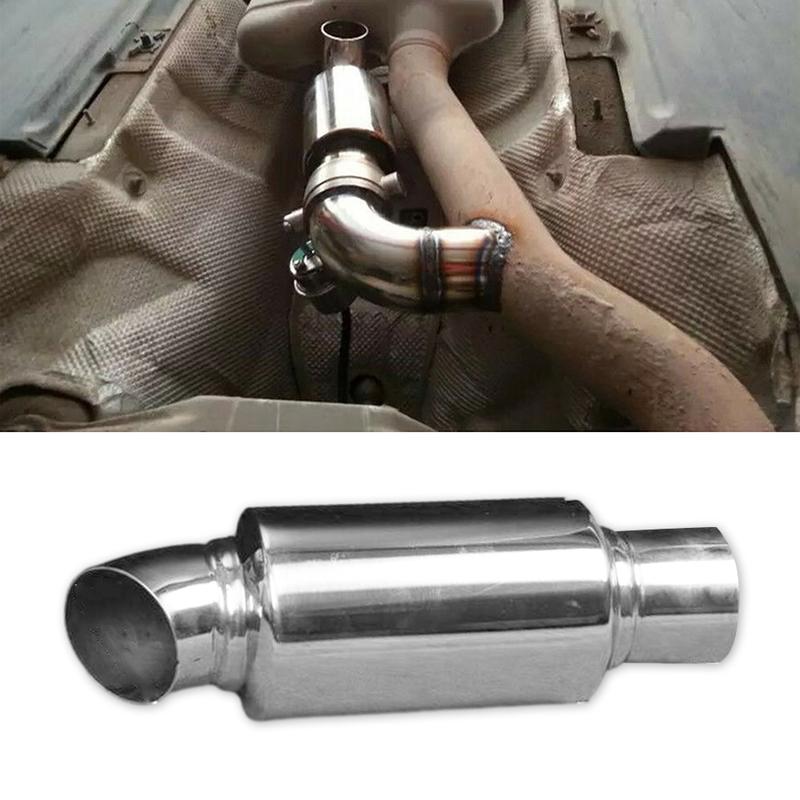 2.5 Inch Car Dump Muffler Exhaust Pipe Tip Sound Tuning Muffler Muffler Tip 2 inch Stainless Steel Exhaust Muffler
