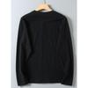 Original Foreign Trade Autumn and Winter Casual American Retro Print Simple Washed Loose Round Neck Long Sleeve T-Shirt Base Shirt for Men
