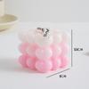 DIY Gradient Love Rubik's Cube Aromatherapy Candle Creative Aromatherapy Wedding Gift Ins Style Candle Ornament