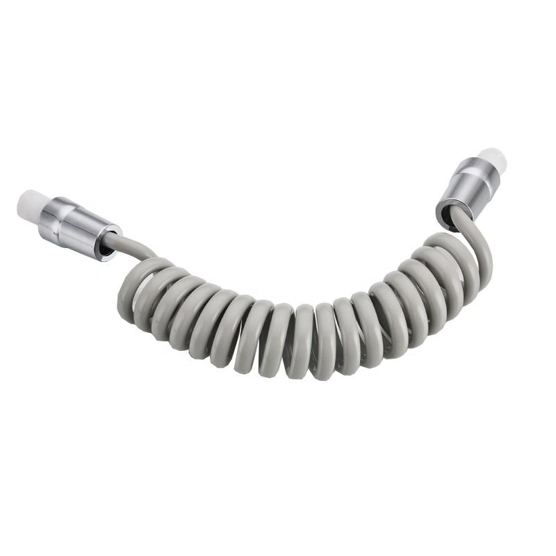 DCR-01 Pu Flexible High Pressure Stronger Flow Spring Shattaf Pipe Shower Plumbing Bidet Hose with Conical Nut