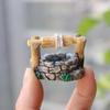 Mini Landscape Lighthouse Ancient Well Mini Tower Chinese Small Ornaments Retro Resin Home Decoration Small Ornaments