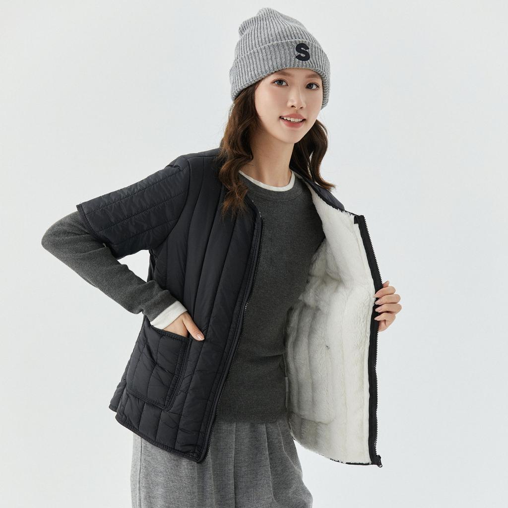 Căldură și Confort la Modă Fermoar Căptușeală Caldă din Bumbac Haine de Casă din Bumbac pentru Femei Haine din Bumbac Top cu Mânecă Scurtă Căptușit 2466