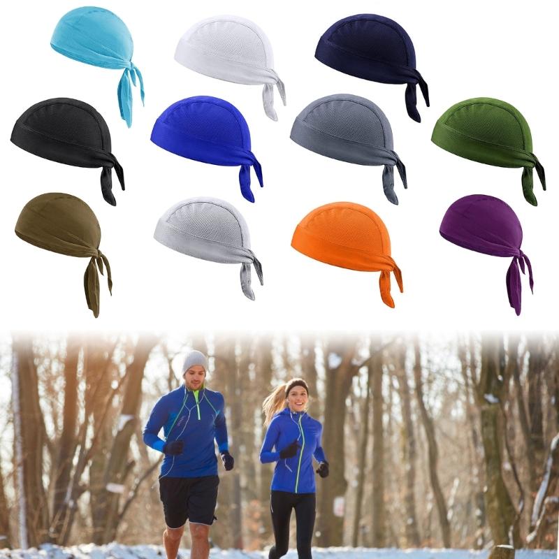 Breathable Bandana Hats Head Scarf Hat Daily Headwear For Cycling Under Helmets