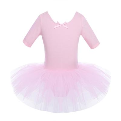 Kids Girls Party Tulle Ballet Dance Wear Gymnastics Leotard Dancing Tutu Dress Ballerina Costume