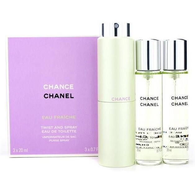 

Туалетная вода Chanel Chance Eau Fraiche 3 x 20 ml REFILL