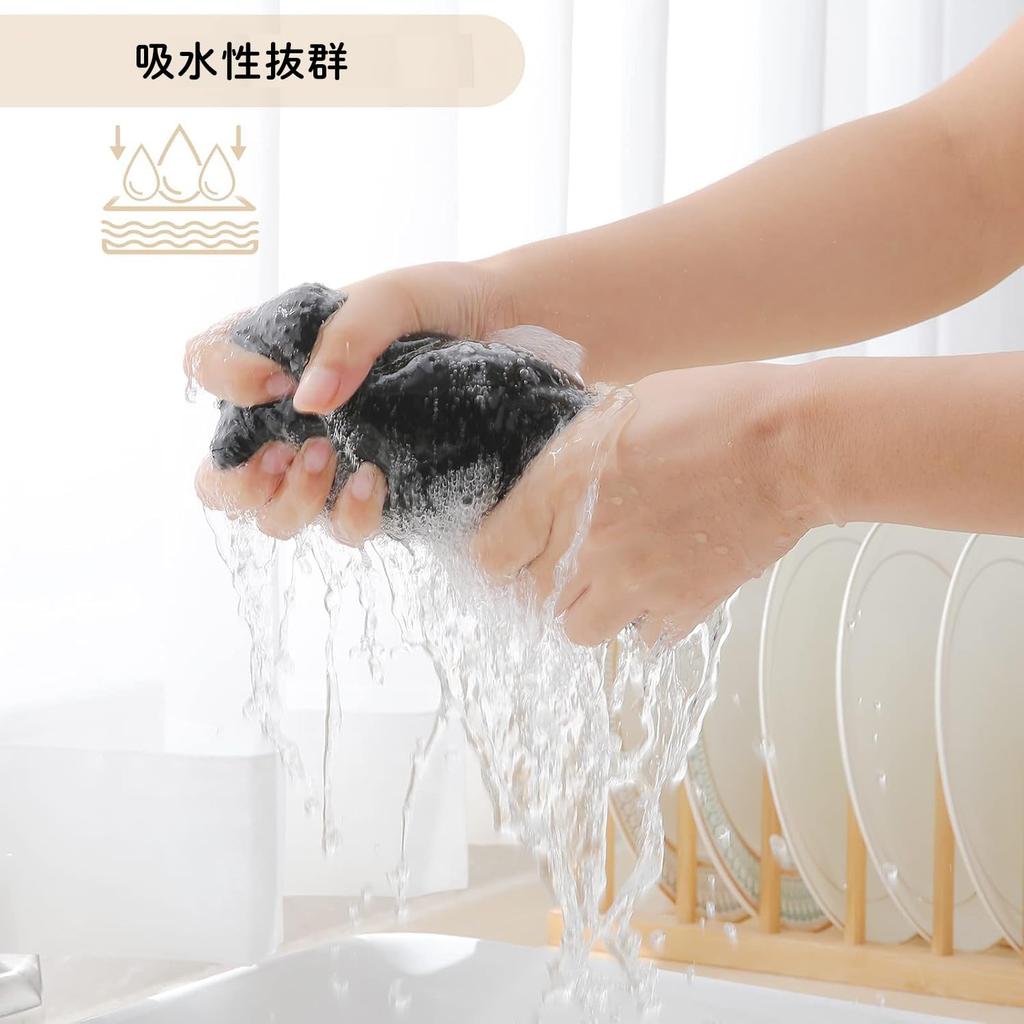 Panos Kitchen Nordic Waffle Kitchen Set of 34 x 73 Black Cloths, Style, Dishcloths, Dishcloths, Children's Towels, Towels, 4, cm,