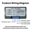 DC 6-30V LED Digital Display Meter Frequency Tester Adjustable Resistor PLC Frequency Converter Resistance 1K 5K 10K