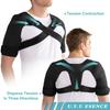 Adjustable Double Shoulder Support Belt For Back Pain Relief Sports Compression Strap Cross Bandage Stabilizer