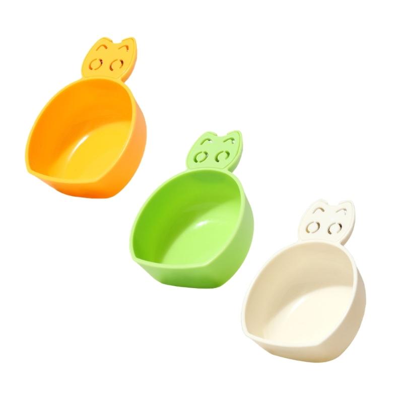 

3lots Comfortable Long Handle Scoops Pet Food Feeding Scoops Shovel Cats Food Spoon for Convenient Cats Feeding 1