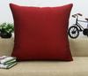 Home Bed Decor Dupion Silk Solid Pillow Throw Cushion Cover Case - Choose