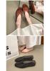 Umweltfreundliche Damen-Mesh-Slipper: Strand-Jelly-Flats mit Hohlgitter-Design