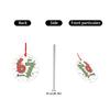 Acrylic Christmas Ornaments, Fun Number Tidbit Ornaments, Pendants